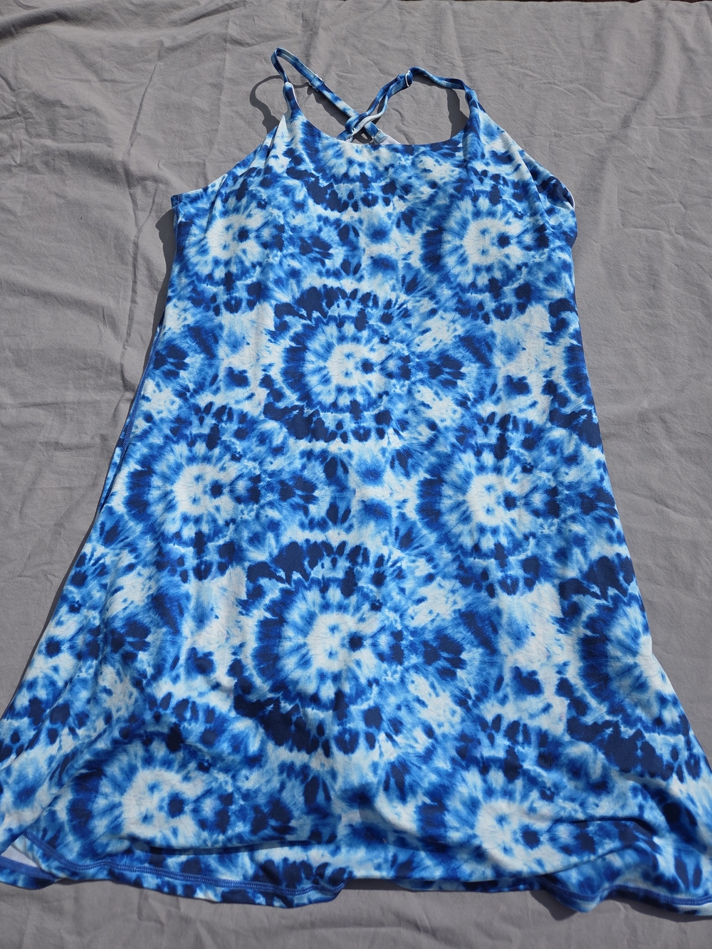 Constantly Varied Gear Blue Tie-Dye Limitless Dress L EUC